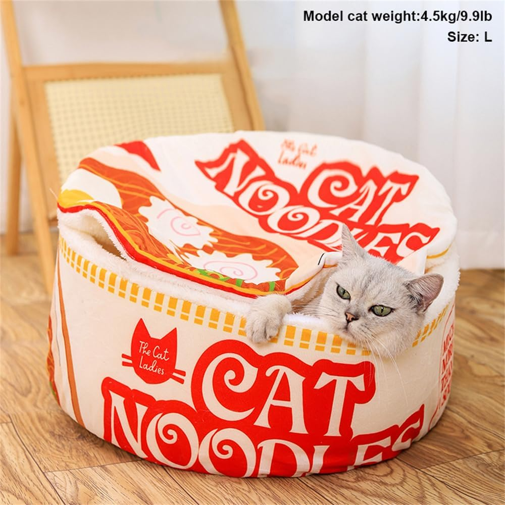 snack shaped cat nest