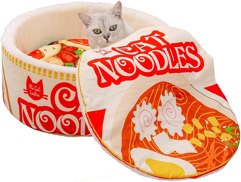 snack shaped cat nest