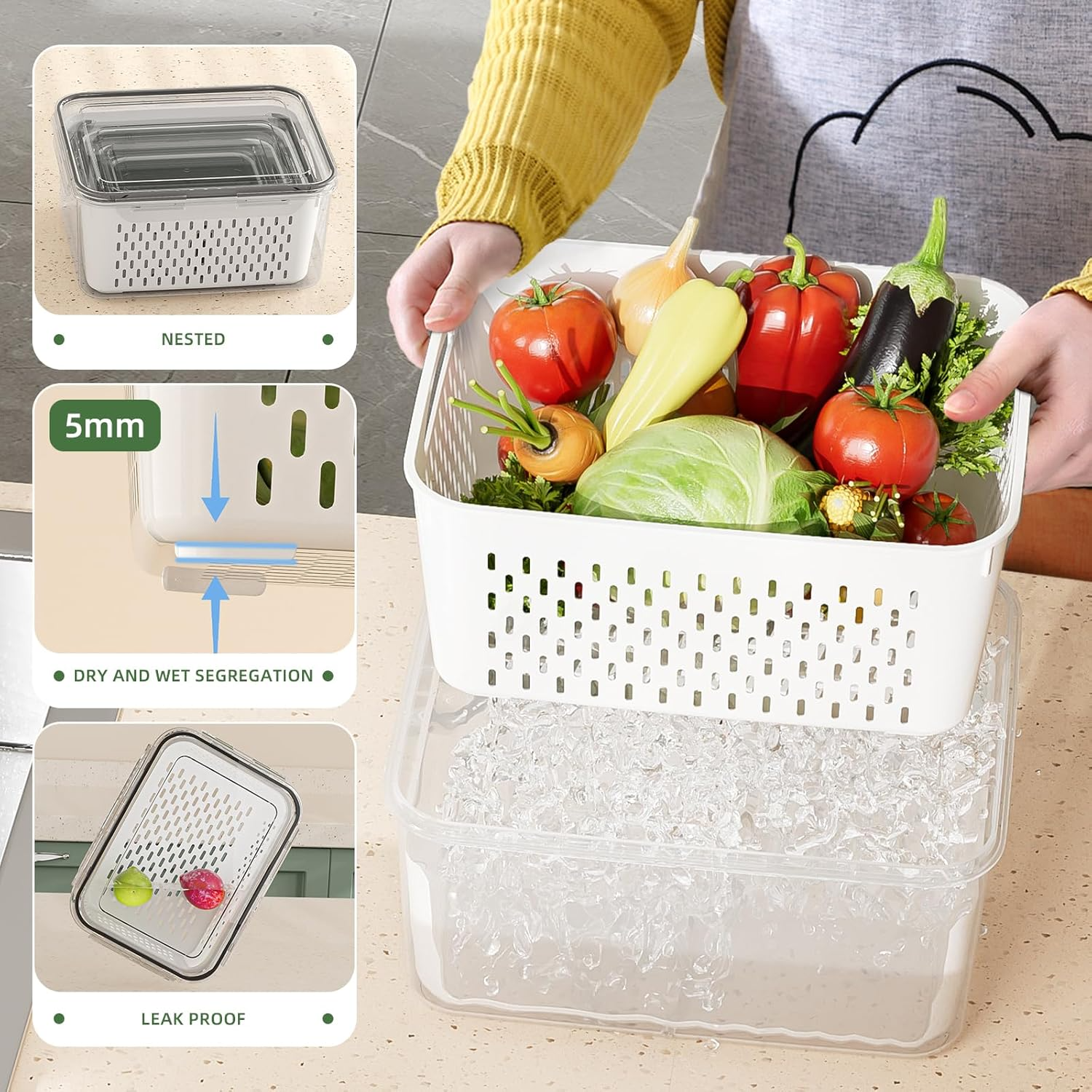 Storage Containers for Fridge